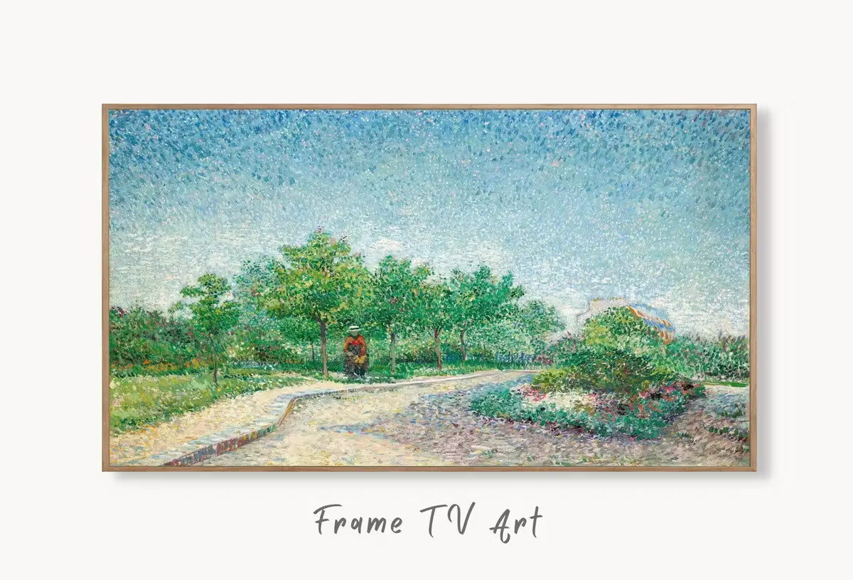 Samsung Frame TV Art 4K Square Saint-Pierre Famous Painting by Vincent van Gogh. Instant Download van Gogh Art for the Frame TV. Vintage Art – Frame TV  Art