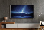 Samsung Frame TV Art 4K Stars at Night over Mountains Landscape Wall Art. Instant Download Blue Mountain Digital Painting. Art for Frame TV – Frame TV  Art