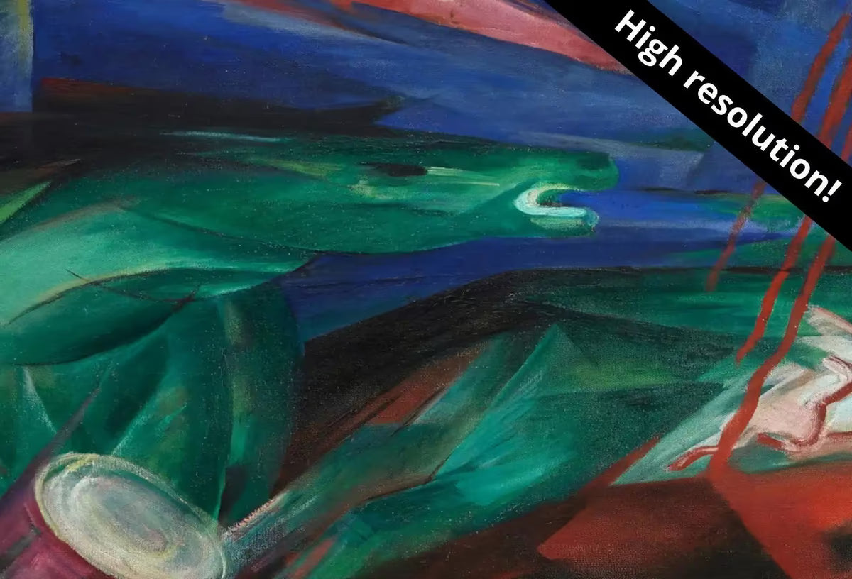 Samsung Frame TV Art 4K Surreal Forest Animals Abstract Vintage Painting. Instant Download Art for Frame TV. Abstract Home Decor. TV Art – Frame TV  Art