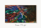 Collage of artworks from Samsung Frame TV Art 4K Surreal Forest Animals Abstract Vintage Painting. Instant Download Art for Frame TV. Abstract Home Decor. TV Art Frame TV Art Collection – digital download set.