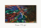 Samsung Frame TV Art 4K Surreal Forest Animals Abstract Vintage Painting. Instant Download Art for Frame TV. Abstract Home Decor. TV Art – Frame TV  Art