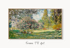 Samsung Frame TV Art 4K The Parc Monceau Famous Claude Monet Painting. Instant Download Landscape Wall Art for Frame TV. Vintage Wall Art – Frame TV  Art