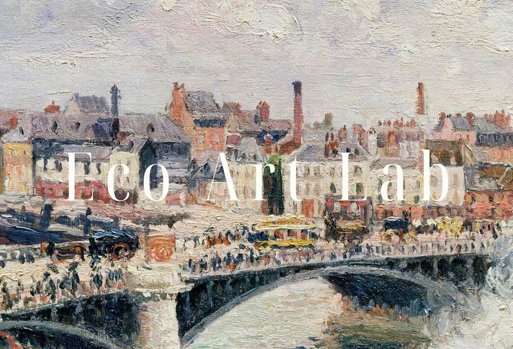 Samsung Frame TV Art 4K The Seine River in Rouen European French City Painting. Instant Download Vintage Art for Samsung Frame TV. TV Art – Frame TV  Art