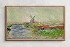 Samsung Frame TV Art 4K Tulip Field Famous Claude Monet Painting. Instant Download Vintage Art for Samsung Frame TV. Claude Monet Art for TV – Frame TV  Art