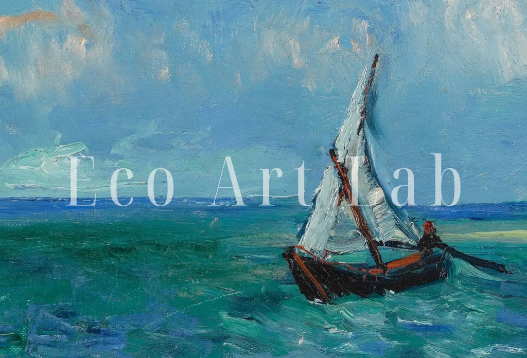 Included artwork preview showing first selection of artworks from Samsung Frame TV Art 4K Vincent van Gogh Seascape with Boats Painting. Instant Download Famous Vintage Nautical Art for the Samsung Frame TV.