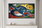 Detail view of artwork from Samsung Frame TV Art 4K Vintage Abstract Famous Cats Painting. Instant Download Cat Art for the Samsung Frame TV. Antique Art for TV. (variation 5)