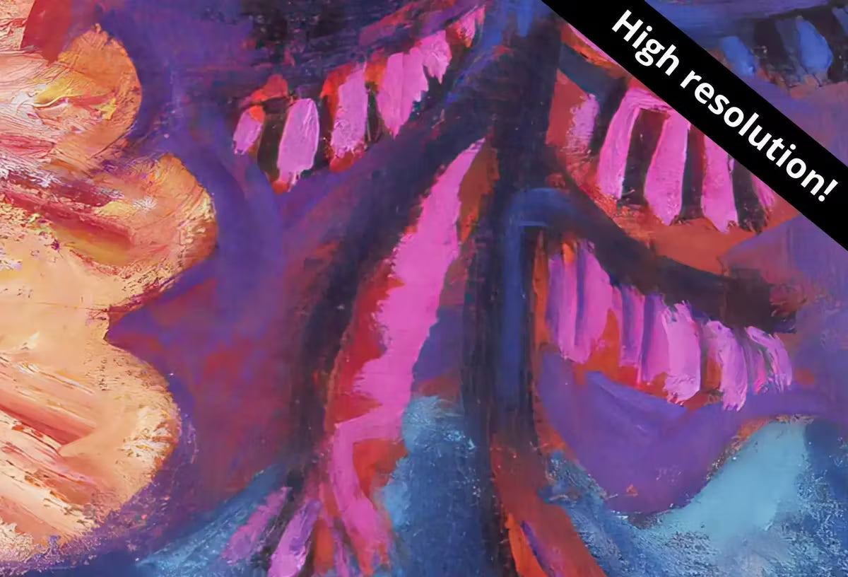 Samsung Frame TV Art 4K Vintage Abstract Mountain Landscape Wall Art. Instant Download Mountain Vintage Painting. Wall Art for the Frame TV – Frame TV  Art