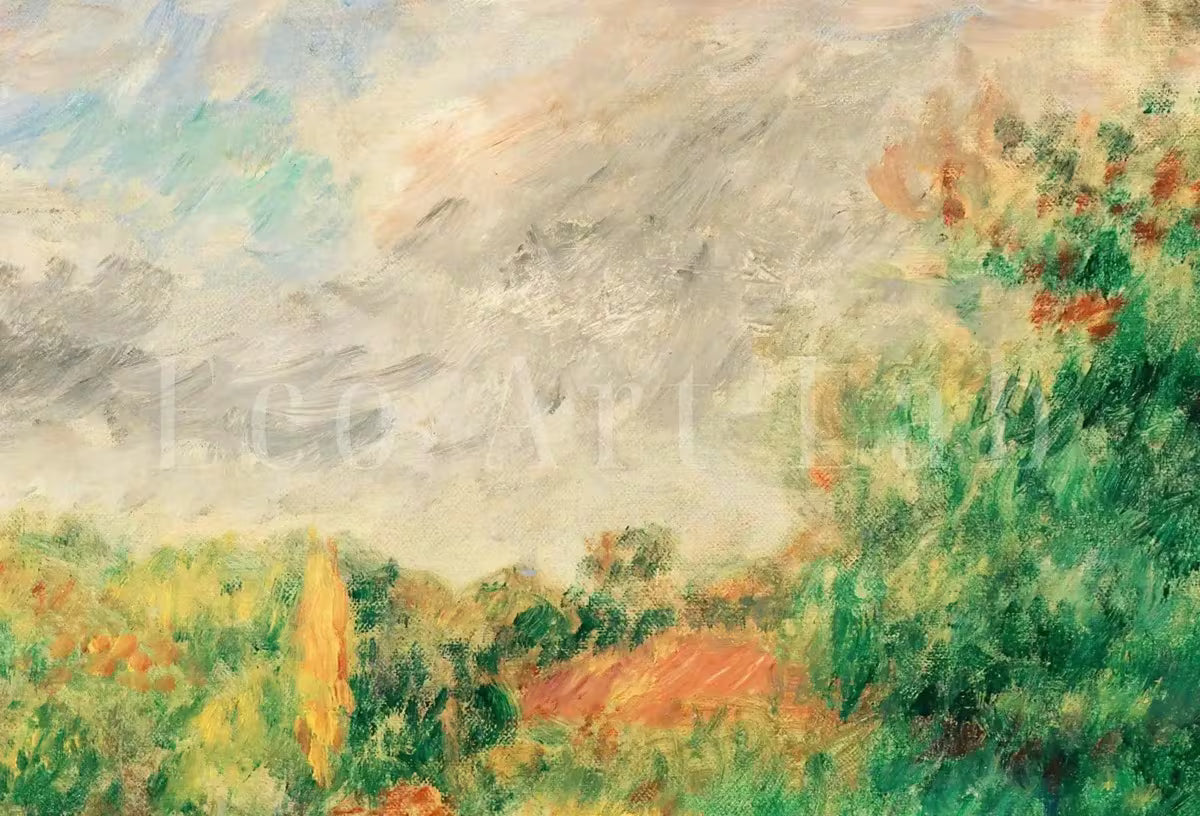 Samsung Frame TV Art 4K Vintage Countryside Landscape by Auguste Renoir. Famous Antique Oil Painting. Vintage Impressionist Art for Frame TV – Frame TV  Art