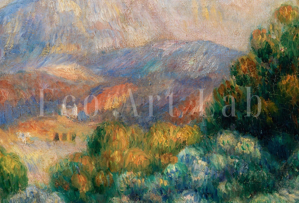 Second included artwork preview from Samsung Frame TV Art 4K Vintage Countryside Mountain Landscape by Auguste Renoir. Famous Antique Oil Painting. Vintage Art for Frame TV featuring various scenes.