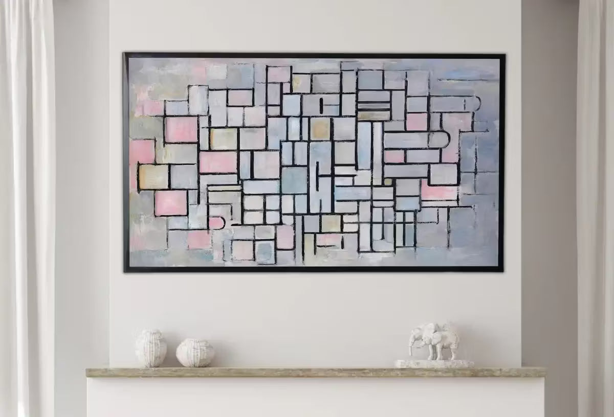 Samsung Frame TV Art 4K Vintage Neutral Abstract Famous Minimalist Painting. Instant Download Abstract Digital Painting. Art for Frame TV – Frame TV  Art