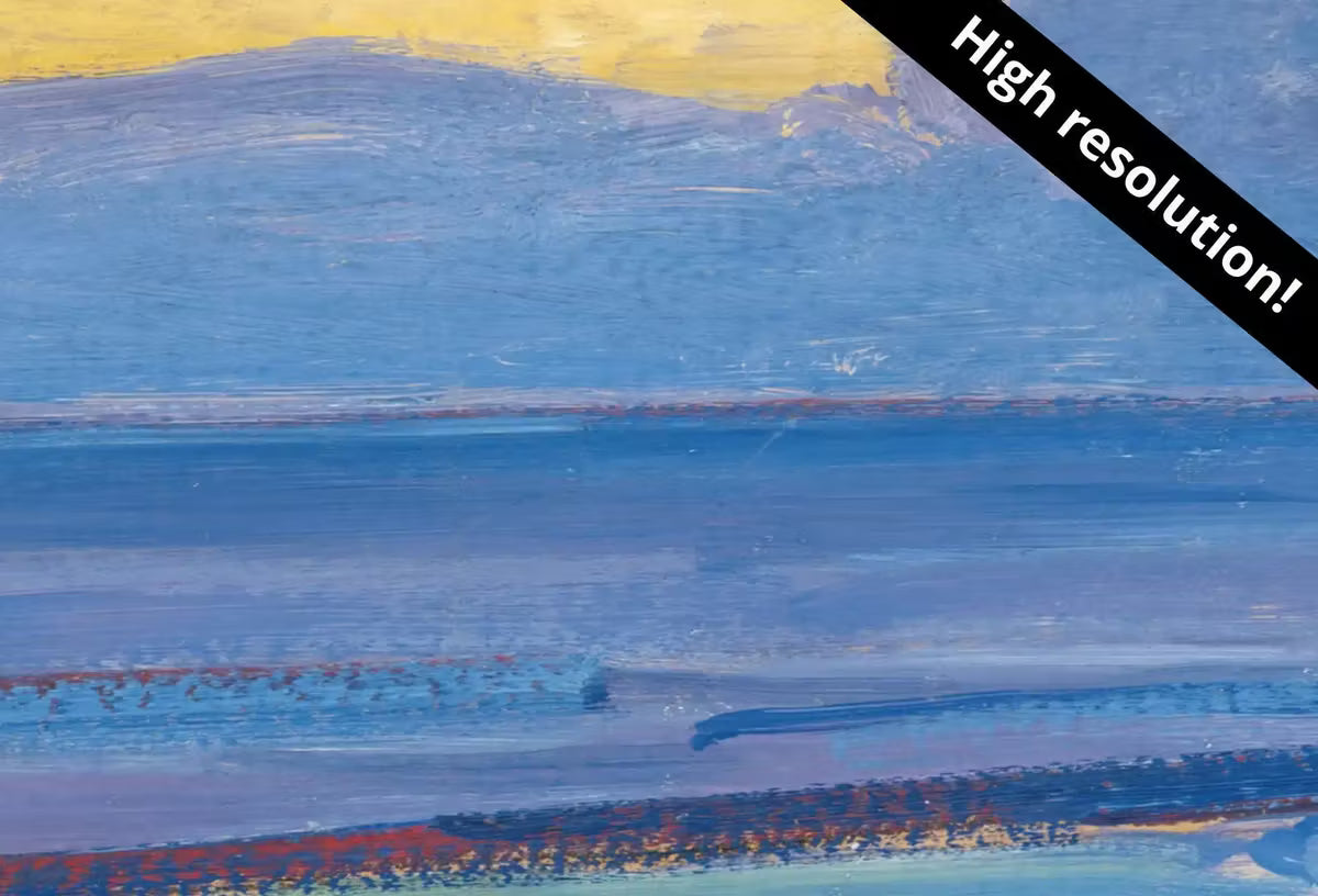 Samsung Frame TV Art 4K Vintage Seascape Painting. Abstract Coastal Ocean Digital TV Art. Minimalist Beach Abstract Landscape for Frame TV – Frame TV  Art