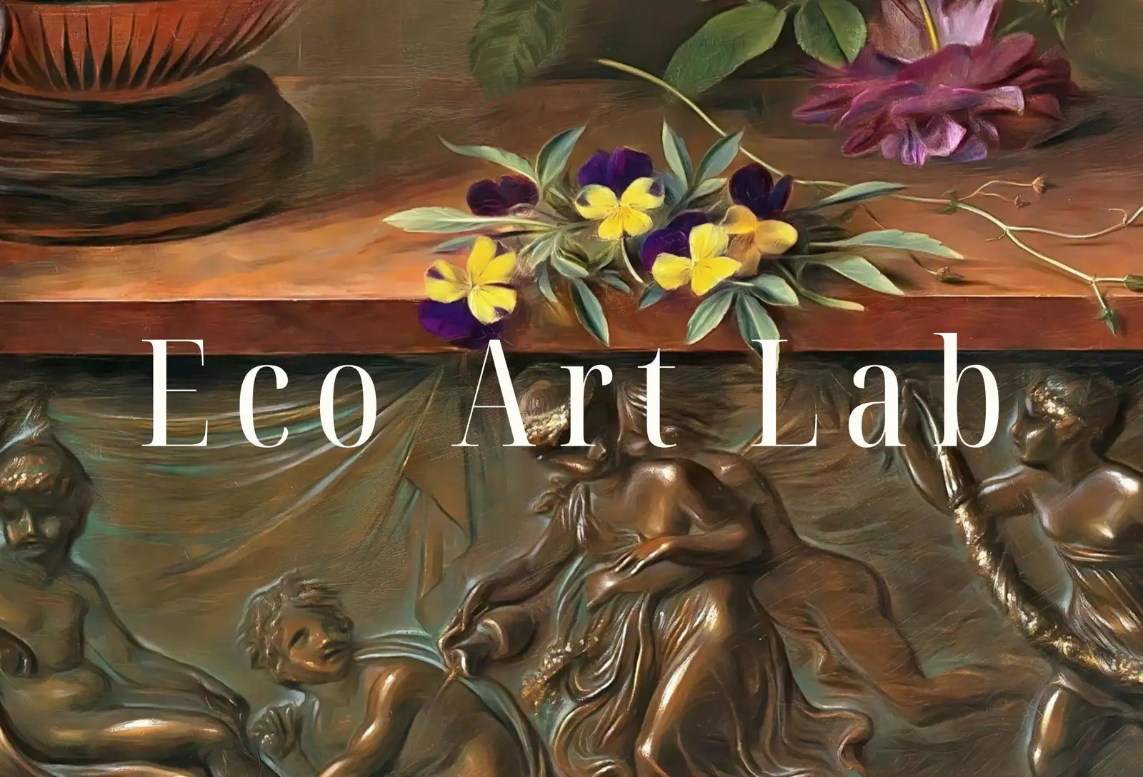 Second included artwork preview from Samsung Frame TV Art 4K Vintage Still Life Flowers in Greek Vase Painting. Botanical Instant Download Colorful Retro Floral Art for Frame TV featuring various scenes.