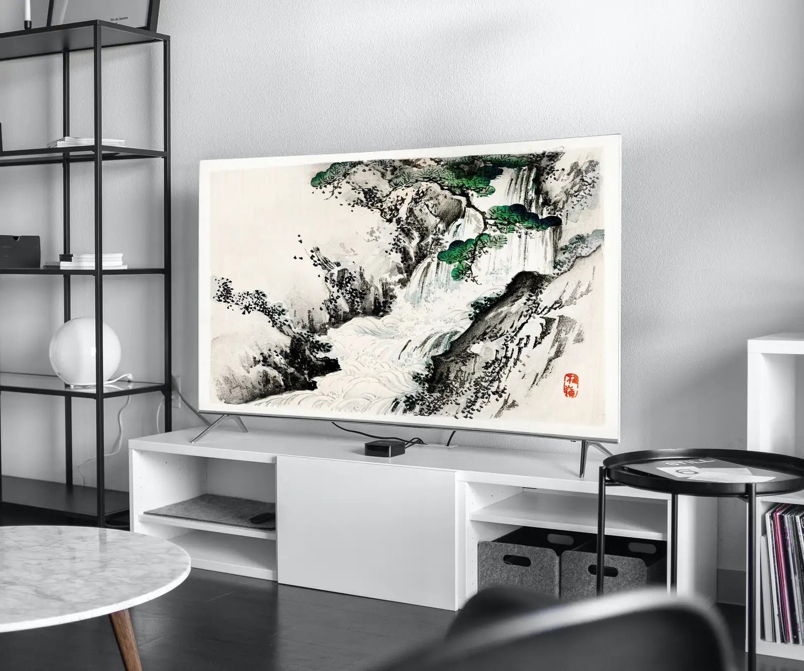 Second included artwork preview from Samsung Frame TV Art 4K Waterfall Vintage Japanese Wall Art. Instant Download Antique Japanese Art for the Frame TV. Vintage Wall Art featuring various scenes.