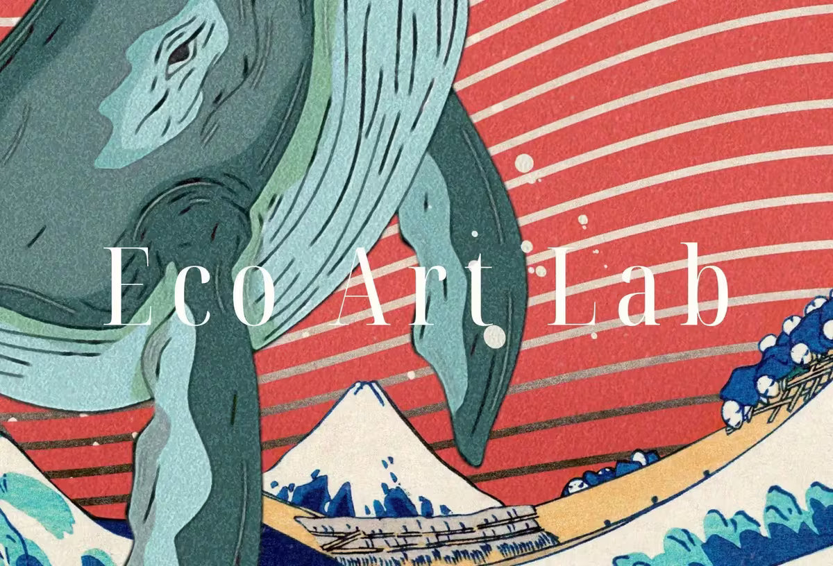 Samsung Frame TV Art 4K Wave off Kanagawa w/ Whale Japanese Wall Art. Instant Download Altered Japanese Art for Frame TV. Vintage Wall Art – Frame TV  Art