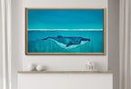 Samsung Frame TV Art 4K Whale Painting Underwater City Fantasy Art. Instant Download Fairytale Whale Art. Digital Painting Art for Frame TV – Frame TV  Art