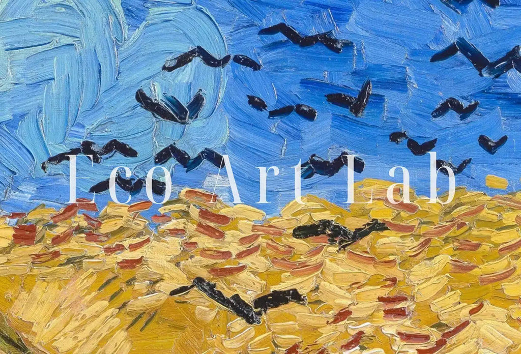 Samsung Frame TV Art 4K Wheatfield with Crows Famous Painting by Vincent van Gogh. Instant Download van Gogh Landscape for the Frame TV – Frame TV  Art