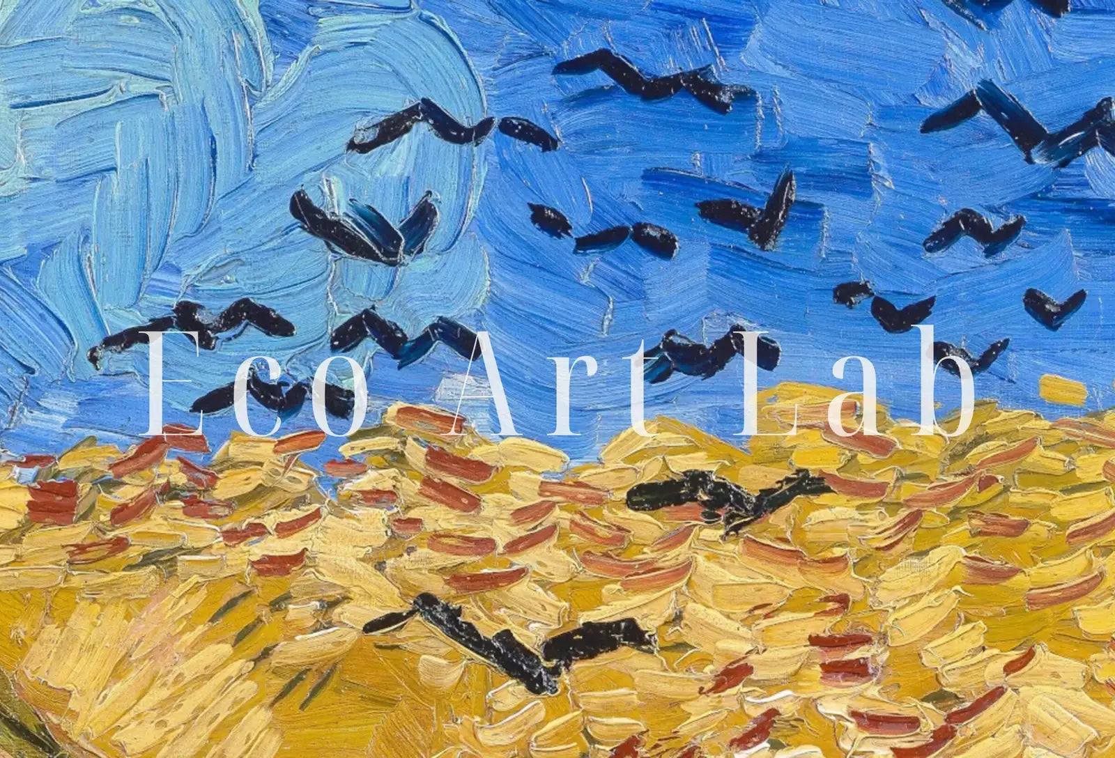 Included artwork preview showing first selection of artworks from Samsung Frame TV Art 4K Wheatfield with Crows Famous Painting by Vincent van Gogh. Instant Download van Gogh Landscape for the Frame TV.