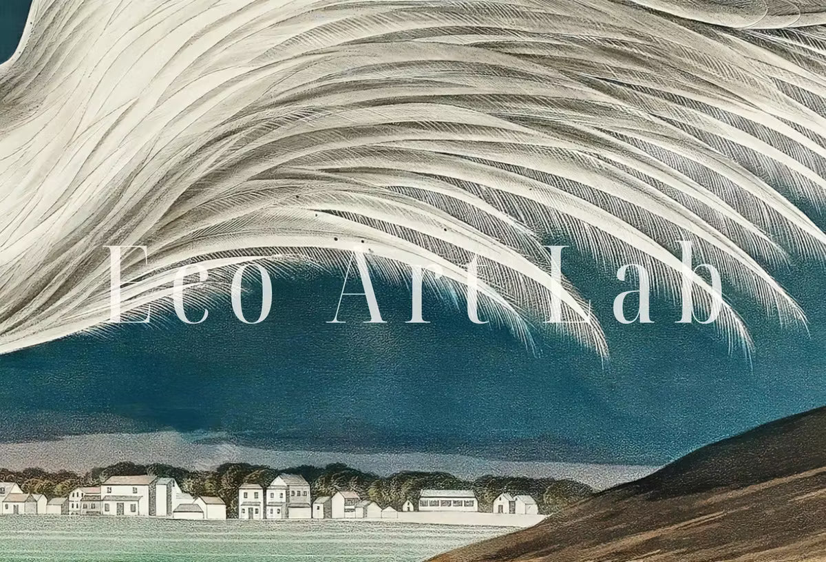 Samsung Frame TV Art 4K White Heron Tropical Bird Vintage Painting. Samsung TV Art Vintage.  Nature Art for Samsung Frame TV – Frame TV  Art