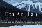 Detail view of artwork from Samsung Frame TV Art 4K Winter Log Cabin in Snowy Mountains. Landscape Digital Painting. Instant Download Winter Art for Samsung Frame TV. (variation 1)