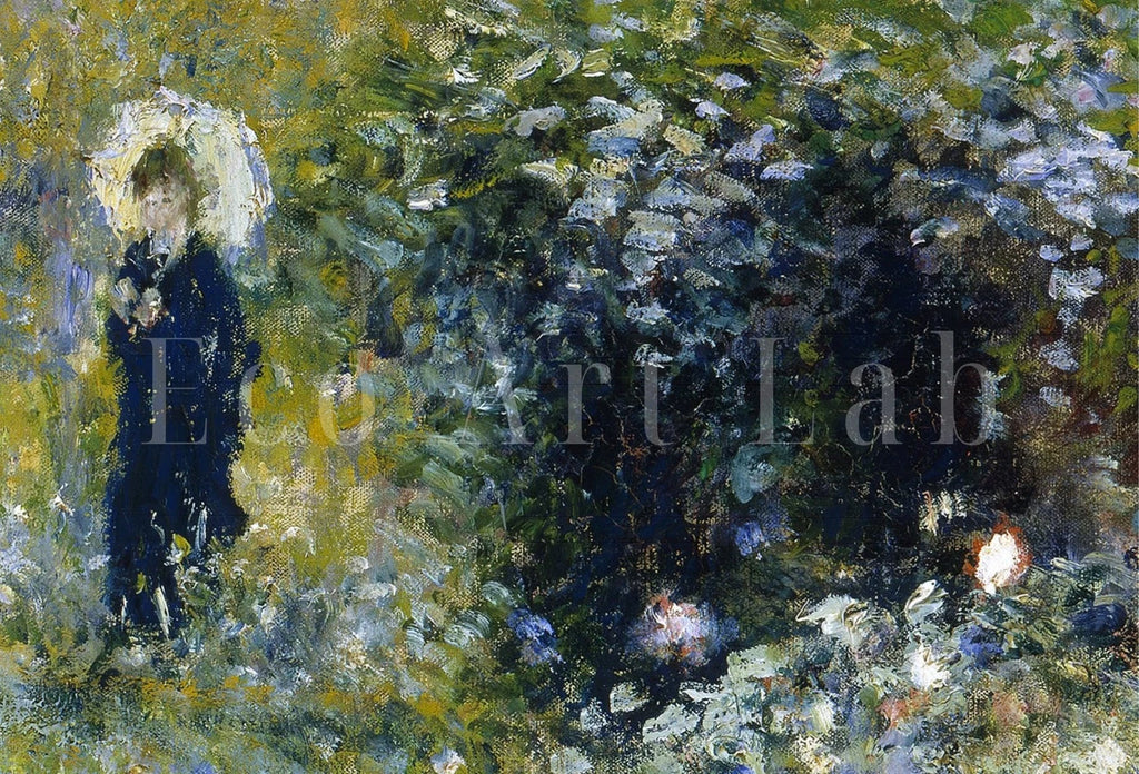 Included artwork preview showing first selection of artworks from Samsung Frame TV Art 4K Woman with Parasol in Garden by Auguste Renoir. Famous Antique Oil Painting. Landscape Vintage Art for Frame TV.
