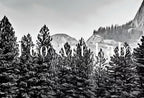 Samsung Frame TV Art 4K Yosemite National Park Mountain Digital Painting. Instant Download Black and White Art for TV. Nature Wall Art – Frame TV  Art