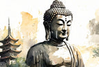 Included artwork preview showing first selection of artworks from Samsung Frame TV Art 4K Zen Wall Art. Buddha Meditating Statue. Buddhism Spiritual Art. Digital Download for Samsung Frame. Frame TV Art.