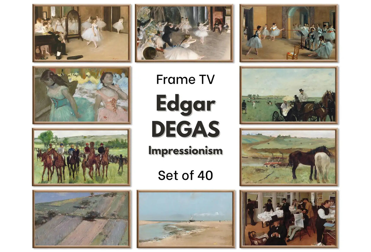Samsung Frame TV Art displayed on Samsung Frame TV on a living room wall. (variation 1)