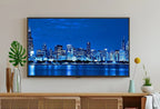 Samsung Frame TV Art of Chicago Skyline At Night , Digital Art for Tv, Colorful Frame TV Art – Frame TV  Art