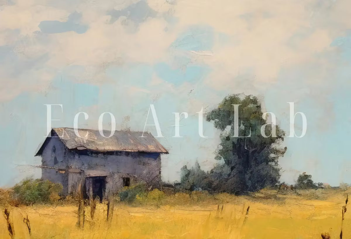 Samsung Frame TV Art | Vintage Farmhouse Wall Decor | Country Field Art Print | Digital Prints | Oil Painting – Frame TV  Art
