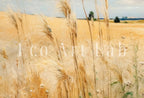 Samsung Frame TV Art | Wheat Field | Landscape Oil Painting | Vintage Country Landscape Art | Vintage Landscape | Digital Wall Art – Frame TV  Art