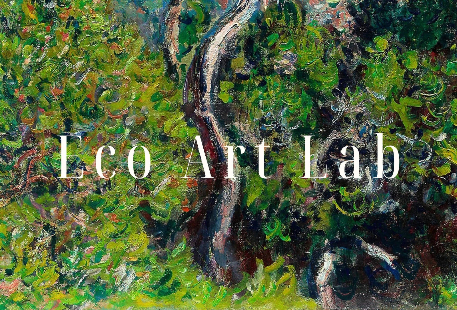 Vue de la mer et des arbres, peinture de Claude Monet. Art célèbre de Monet. Téléchargement instantané de décor vintage. Impression d’art de paysage de Monet. Décor vintage