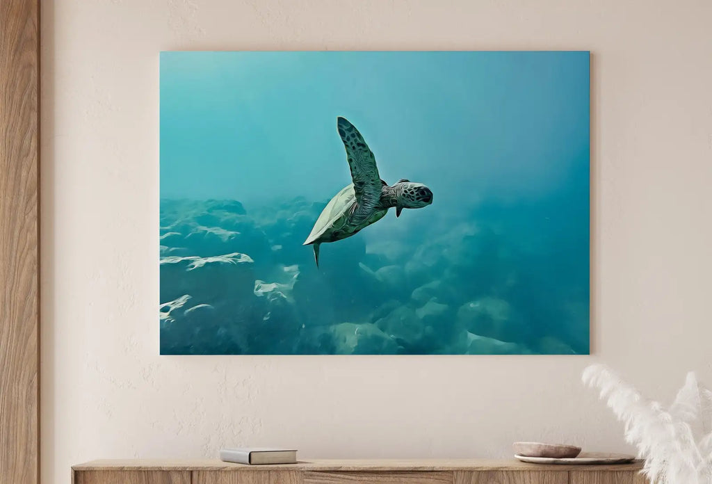 Second included artwork preview from Sea Turtle Wall Art Ocean Wall Decor. Instant Download Printable Wall Art. Beach Coastal Wall Art. Nautical Wall Decor. Animal Art. featuring various scenes.