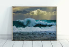 Included artwork preview showing first selection of artworks from Sea Waves Printable Wall Art. Ocean Wave Print Instant Download Ocean Wall Art. Coastal Wall Art Print Nautical Decor Ocean Digital Painting.