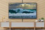 Detail view of artwork from Sea Waves Samsung Frame TV Art. Ocean Wave Wall Art, Digital Download for Samsung Frame. Downloadable Samsung Art TV. (variation 3)
