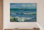 Seascape with Boats. Vincent van Gogh Printable Famous Art Print. Instant Download van Gogh Print. Vintage Nautical Painting. Fine Art Print – Printable Wall Art