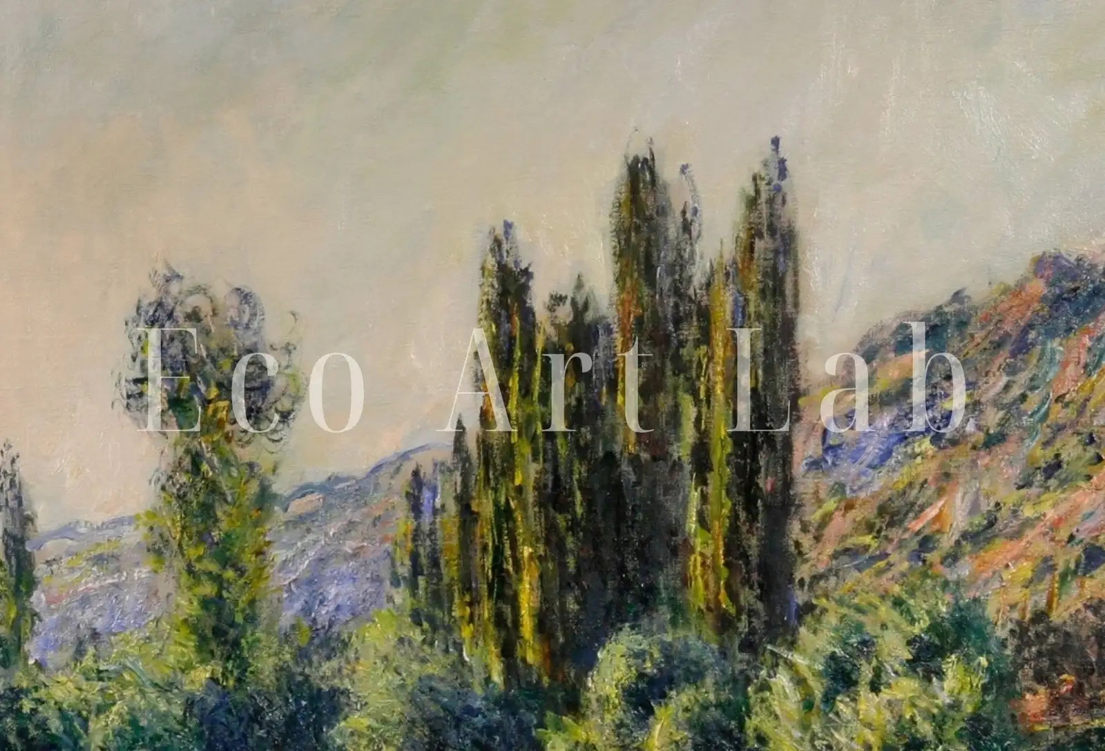 La Seine à Vétheuil - Peinture célèbre de Claude Monet. Téléchargement instantané pour la décoration murale vintage. Impression murale de paysage Monet. Décoration vintage.