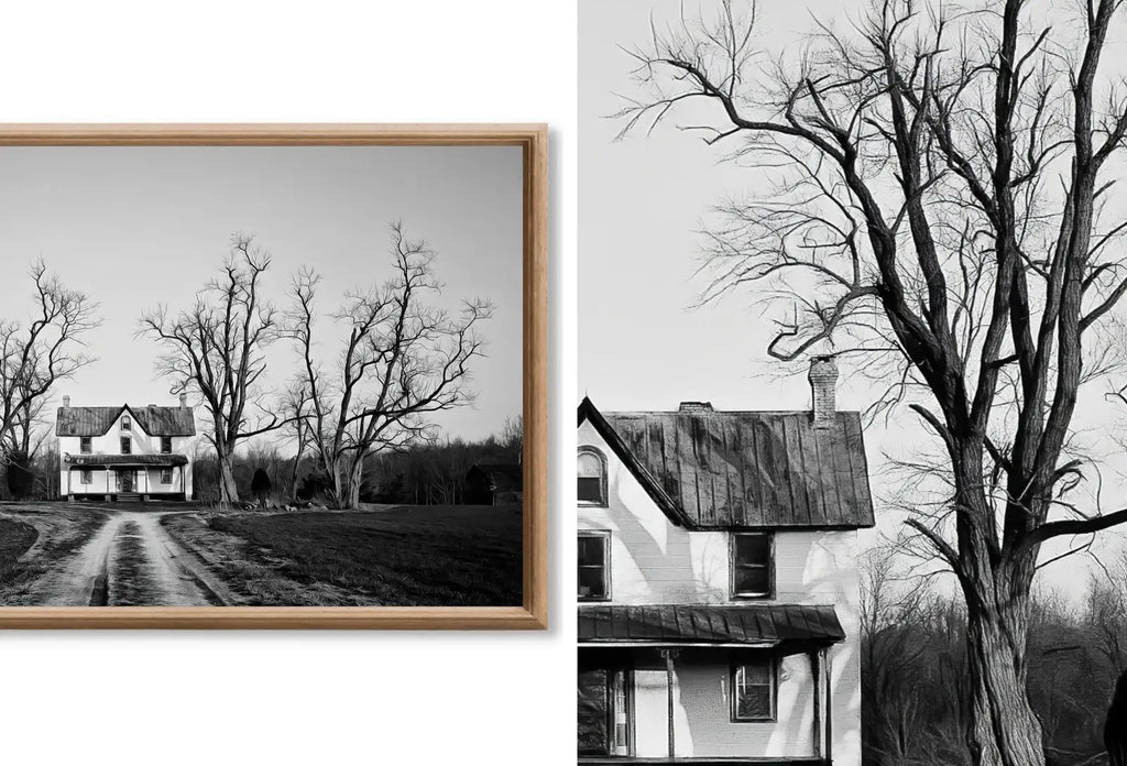 Ensemble de 10 œuvres d’art Samsung Frame TV 4K pour Halloween - Maisons hantées effrayantes dans des forêts sombres. Art d’horreur. Téléchargement instantané pour Frame TV.
