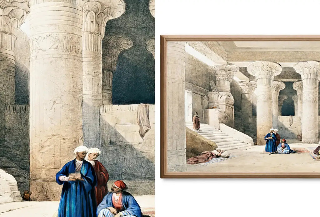 Second included artwork preview from Set of 15 Samsung Frame TV 4K Art. Ancient Egyptian Famous Paintings Collection. Vintage Egyptian Art Set. Instant Download Frame TV Art featuring various scenes.