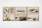 Detail view of artwork from Set of 15 Samsung Frame TV 4K Art. Ancient Egyptian Famous Paintings Collection. Vintage Egyptian Art Set. Instant Download Frame TV Art. (variation 1)