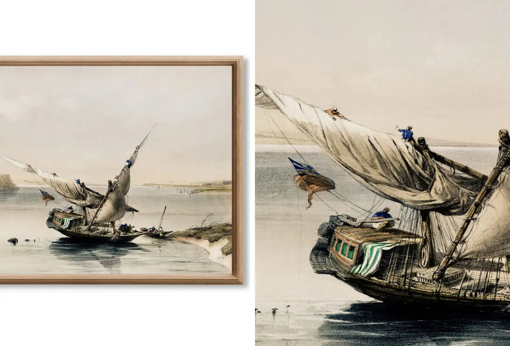 Detail view of artwork from Set of 15 Samsung Frame TV 4K Art. Ancient Egyptian Famous Paintings Collection. Vintage Egyptian Art Set. Instant Download Frame TV Art. (variation 2)