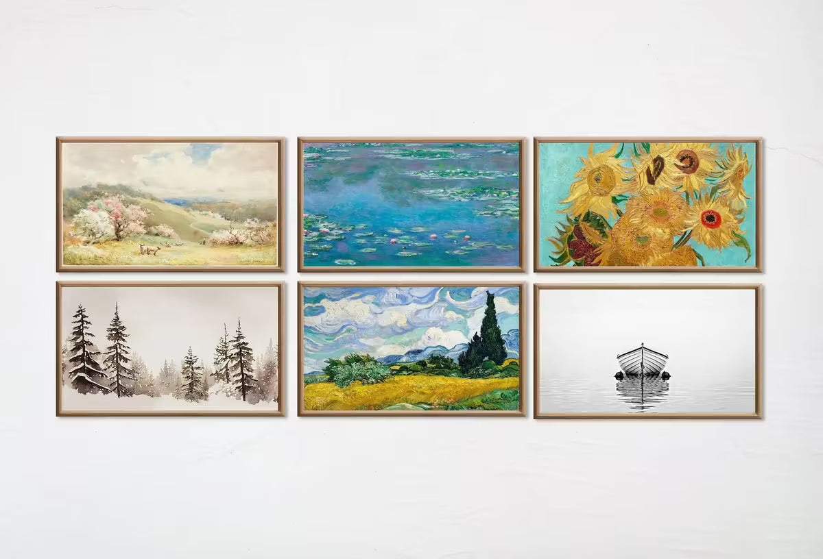 Set of 15 Samsung Frame TV 4K Art. Best Sellers Paintings & Digital Art Ultimate Collection. TV Art Set. Instant Download Frame TV Art – Frame TV Art Set