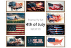 Ensemble de 15 œuvres d’art 4K pour Samsung Frame TV. Décor du 4 juillet pour la fête de l’Indépendance. Ensemble d’art de drapeaux américains patriotiques. Téléchargement instantané pour Frame TV.