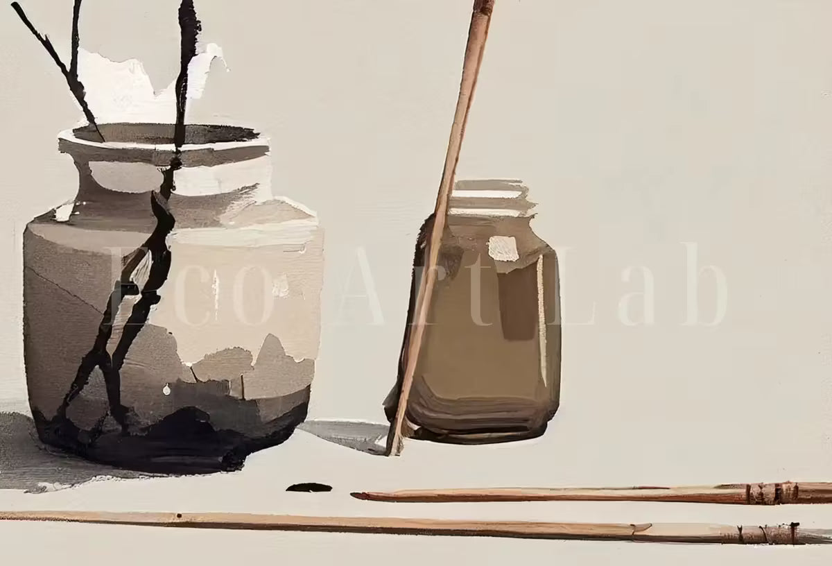 Set of 2 Modern Minimalist Abstract Printable Wall Art. Brown & Beige Wabi Sabi Abstract Prints. Zen Gallery Wall. Neutral Japandi Wall Art – Printable Wall Art Set