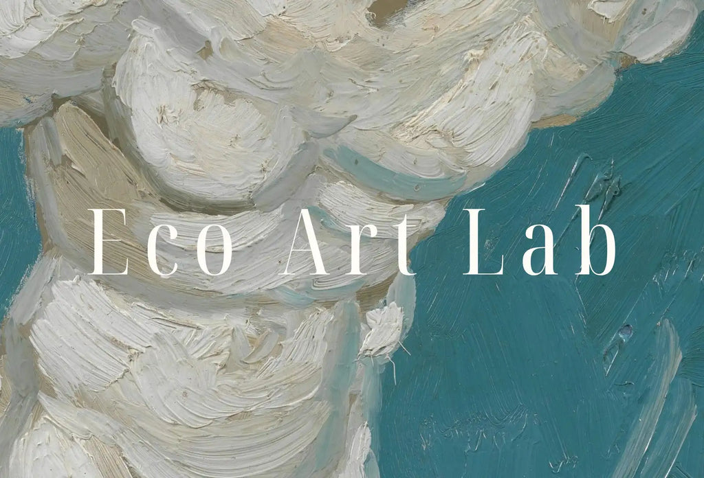 Detail view of artwork from Set of 2 Prints Vincent van Gogh Female & Male Torso Sculptures Painting Printable Art. Instant Download van Gogh 2 Piece Vintage Fine Art. (variation 1)