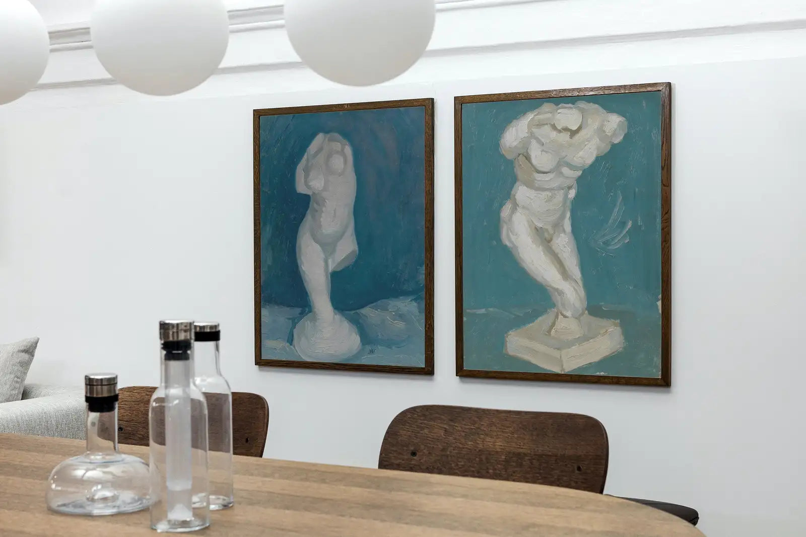 Set of 2 Prints Vincent van Gogh Female & Male Torso Sculptures Painting Printable Art. Instant Download van Gogh 2 Piece Vintage Fine Art – Printable Wall Art Set (Digital Download) – Digital Download