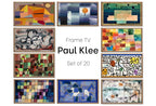 Ensemble de 20 œuvres d’art pour Frame TV 4K. Collection ultime de tableaux célèbres de Paul Klee. Ensemble d’art abstrait de Paul Klee. Téléchargement instantané pour Frame TV.