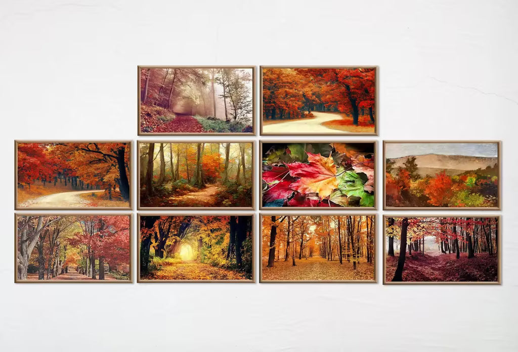 Set of 25 Samsung Frame TV 4K Art. Fall Wall Art Nature Digital Collection. Autumn Decor TV Art Set. Instant Download Frame TV Art. – Frame TV Art Set