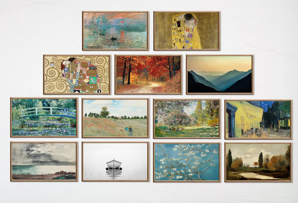 Ensemble de 25 œuvres d’art 4K pour Samsung Frame TV. Collection Ultime des peintures et arts numériques les plus populaires. Ensemble d’art pour TV. Téléchargement instantané, art pour Frame TV.