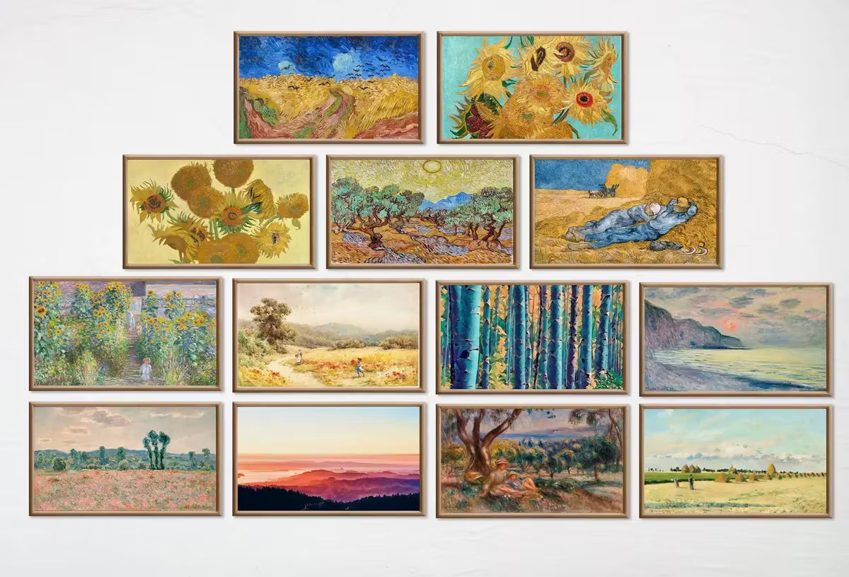 Set of 25 Samsung Frame TV 4K Art. Summer Wall Art Nature Digital Collection. Vintage Summer Decor TV Art Set. Instant Download Frame TV Art – Frame TV Art Set