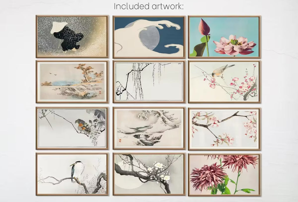 Set of 25 Samsung Frame TV 4K Art. Vintage Japanese Paintings Collection. Antique Japanese Art Set. Instant Download Japanese Frame TV Art – Frame TV Art Set